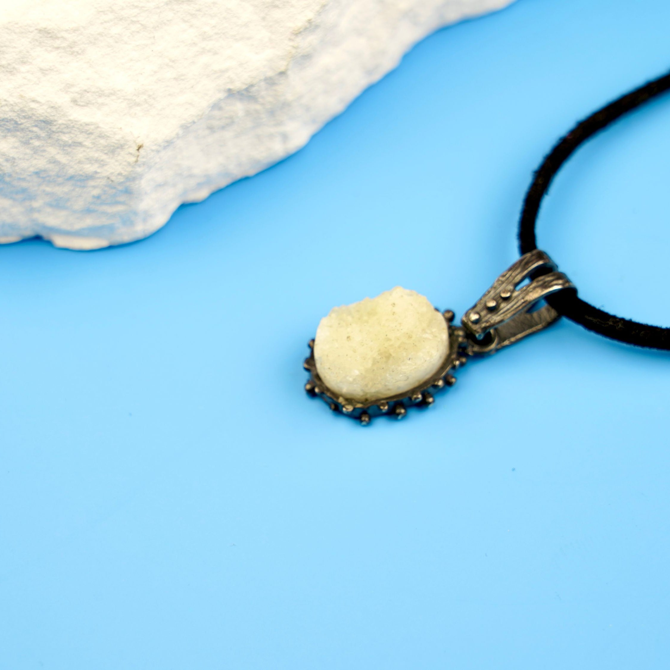 moonstone necklace aesthetic glow gemstone minimal jewelry