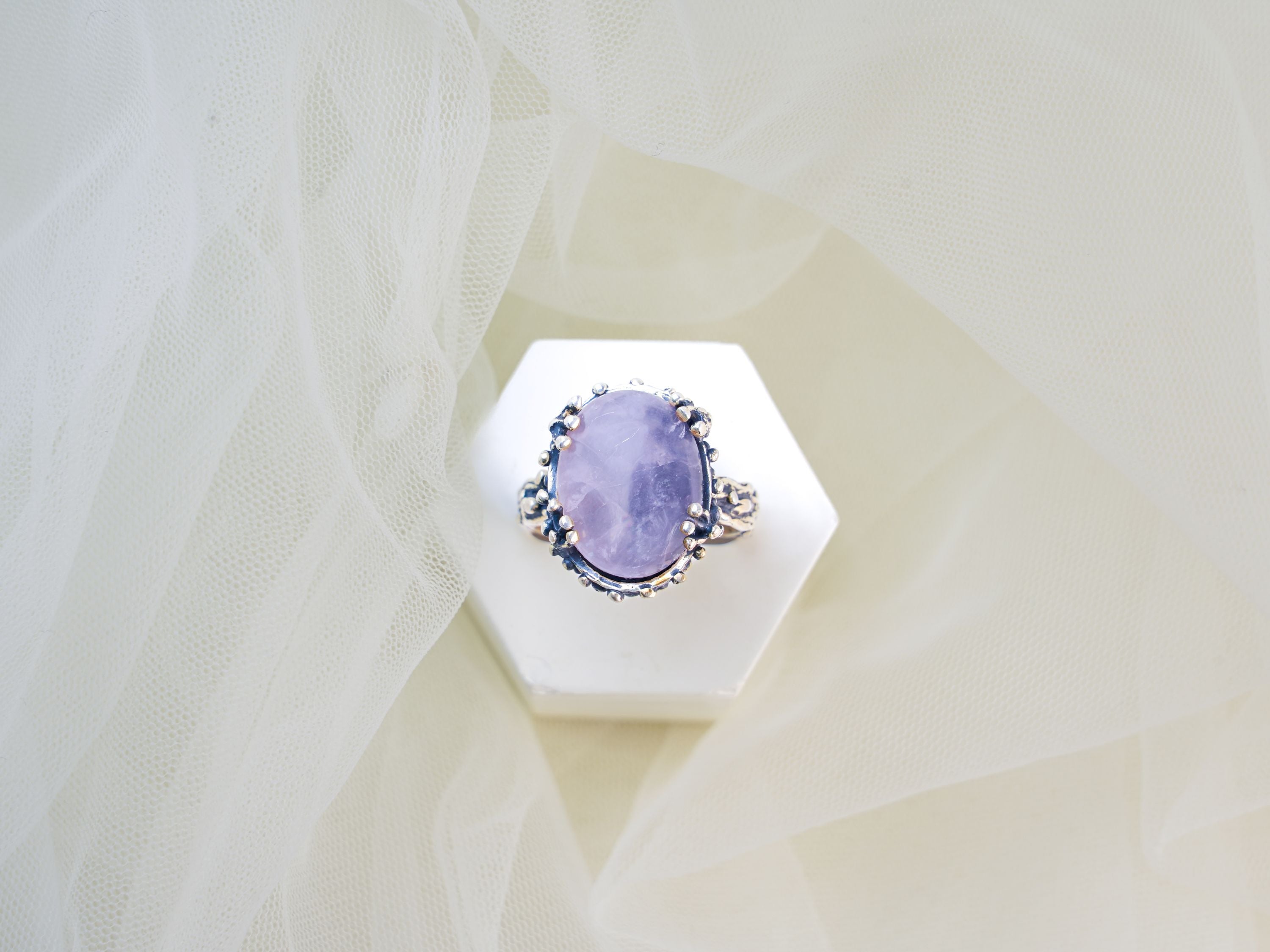 rose quartz ring minimalist pink gemstone sterling silver jewelry