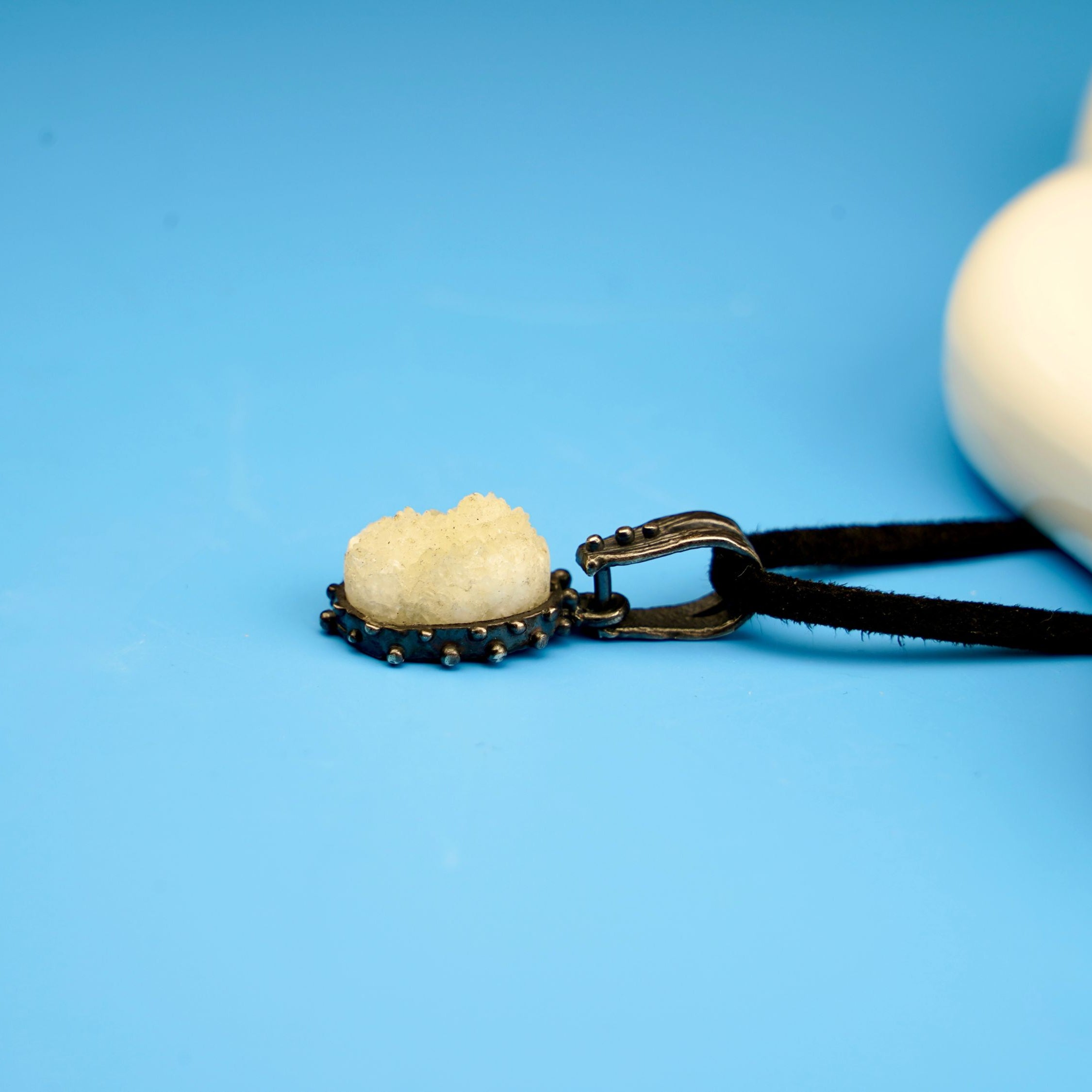 moonstone necklace profile glowing gemstone pendant structure