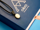 moonstone pendant in gift box, jewelry packaging ready for gift