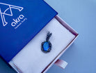 Labradorite necklace in gift box packaging premium jewelry ready for gift