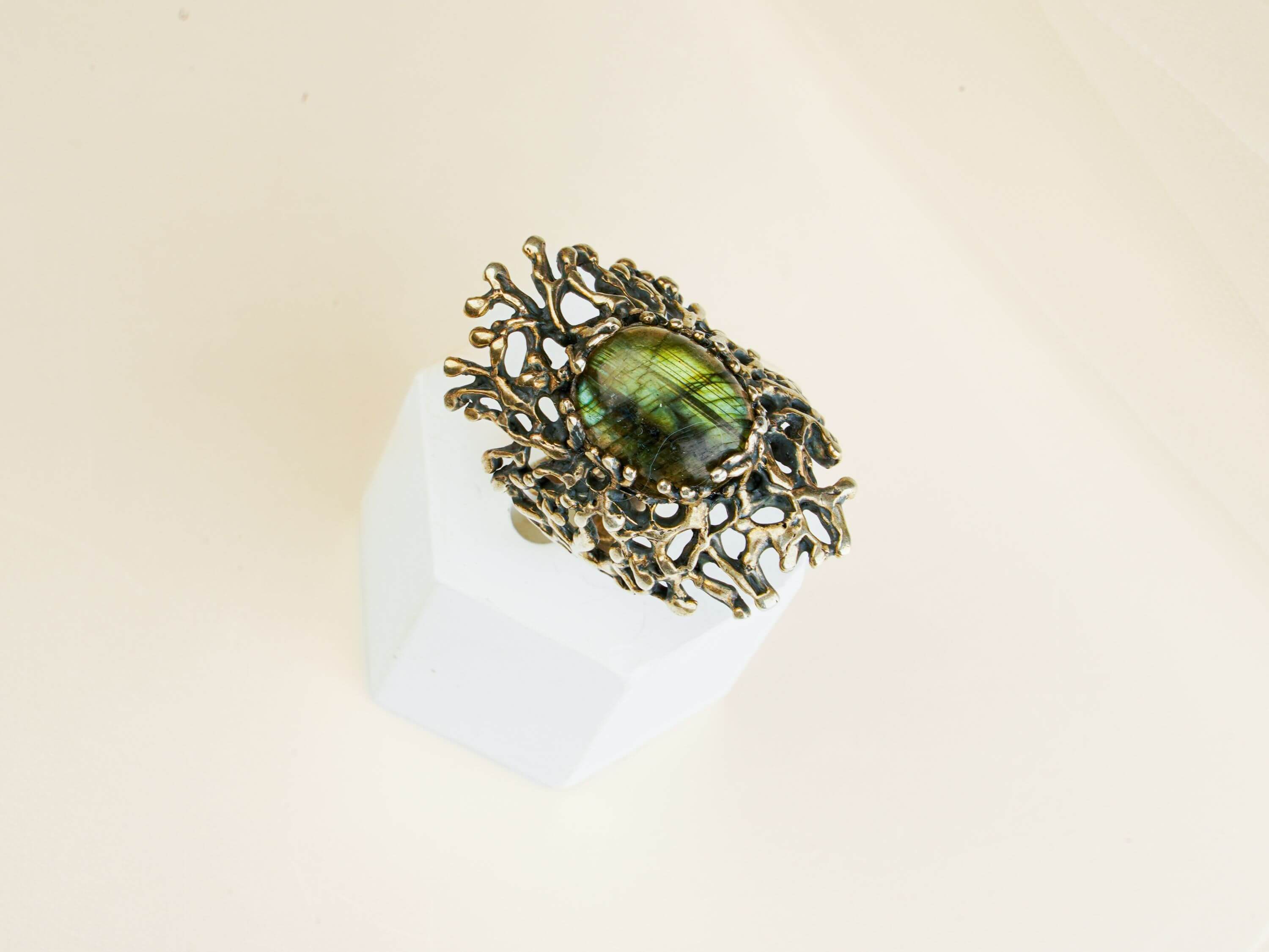 Luxury bohemian labradorite jewelry designed and handcrafted in Old Tbilisi studio