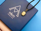 moonstone necklace gift box packaging glowing gemstone jewelry