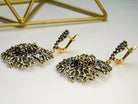 raw pyrite earrings texture gold stone handmade silver earrings