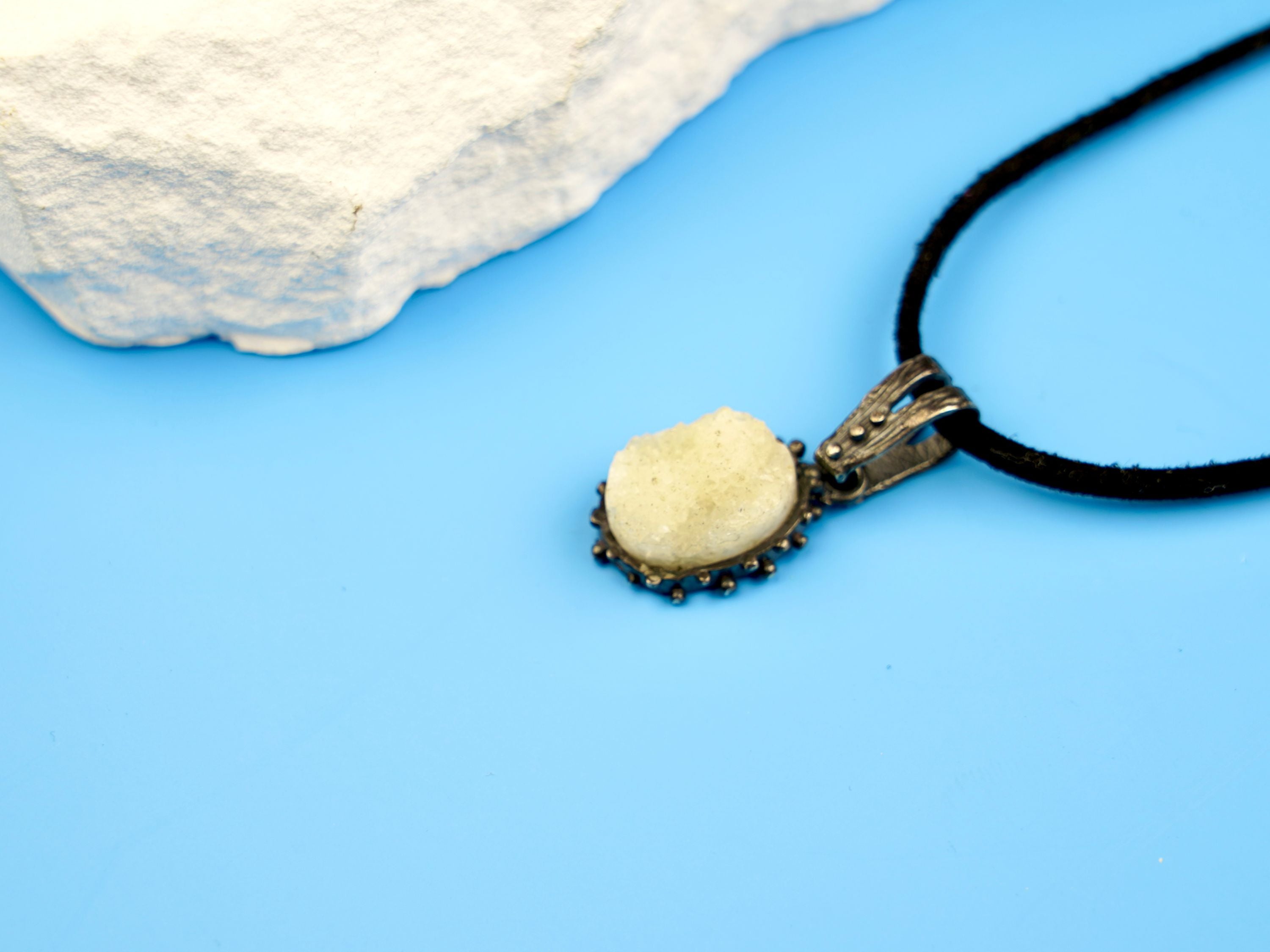 moonstone necklace aesthetic glow gemstone minimal jewelry