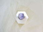 rose quartz ring minimalist pink gemstone sterling silver jewelry