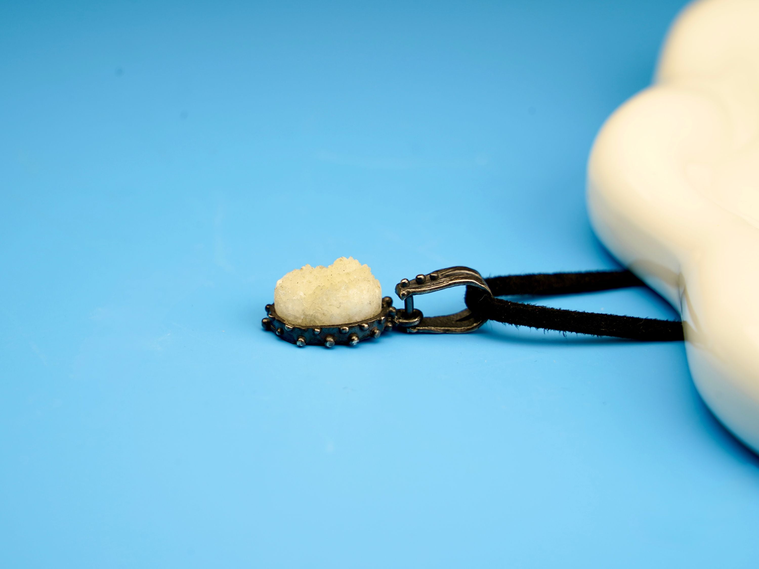 moonstone necklace profile glowing gemstone pendant structure