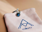 Labradorite adjustable ring craftsmanship silver setting detailed view