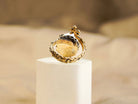 Moonstone ring inner band detail sterling silver adjustable ring structure