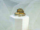 labradorite ring inner band detail sterling silver handmade ring
