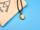 moonstone pendant minimal jewelry gift aesthetic silver necklace
