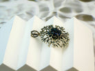 tourmaline pendant necklace lifestyle shot, gothic statement jewelry style