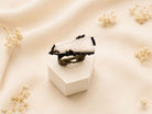 Handcrafted Moonstone jewelry by Akra Gems, showcasing the fusion of raw natural elements and bold artisan metalwork.